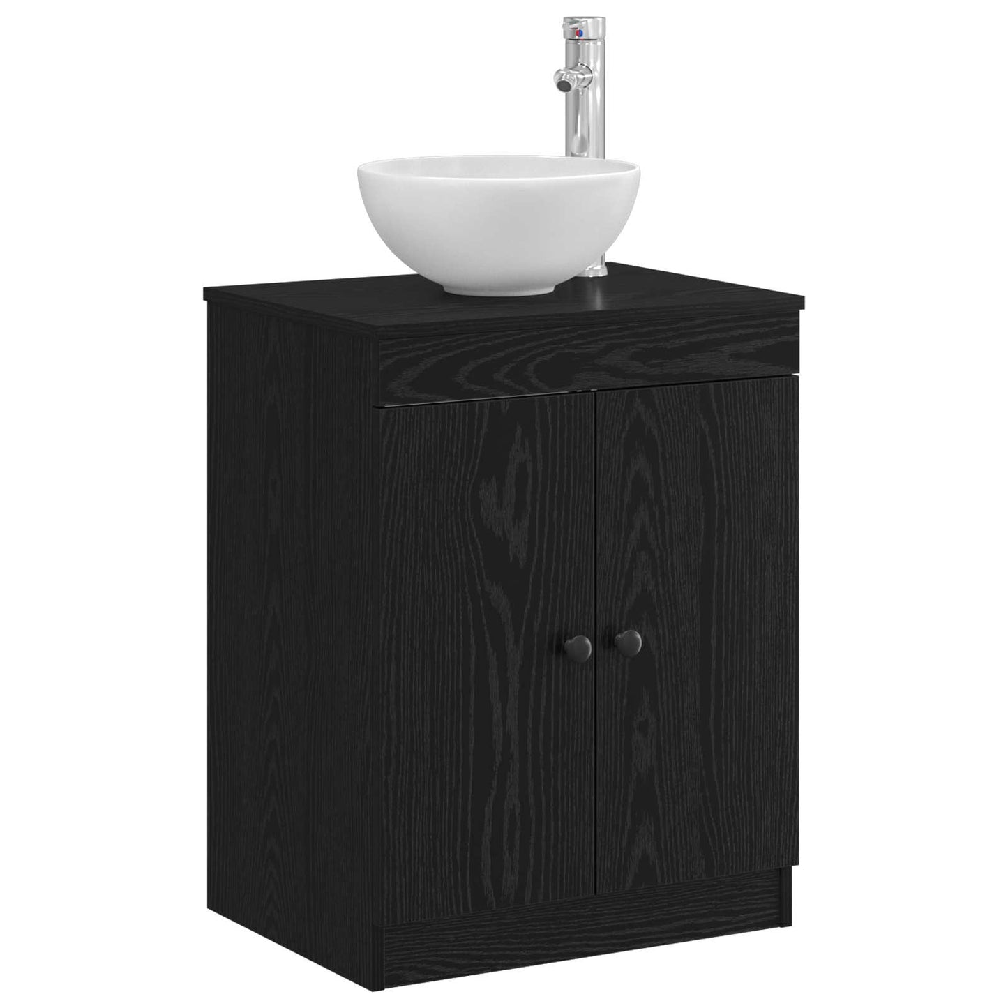 Bathroom Cabinet Black 54 x 41 x 70 cm Engineered Wood