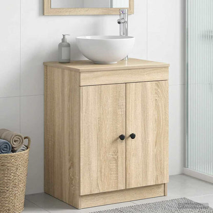 Bathroom Cabinet Sonoma Oak 54 x 41 x 70 cm Engineered Wood