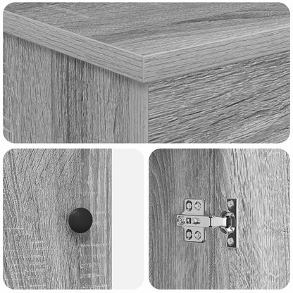 Bathroom Cabinet Grey Sonoma 54 x 41 x 70 cm Engineered Wood