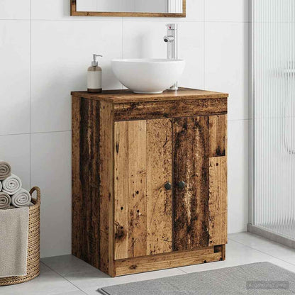 Bathroom Cabinet Old Wood 54 x 41 x 70 cm Engineered Wood