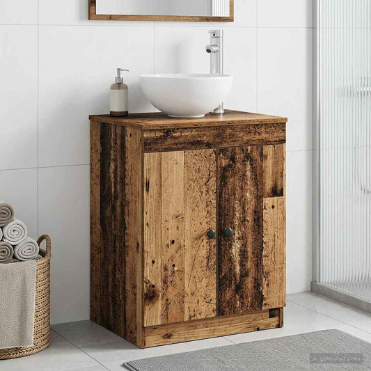 Bathroom Cabinet Old Wood 54 x 41 x 70 cm Engineered Wood