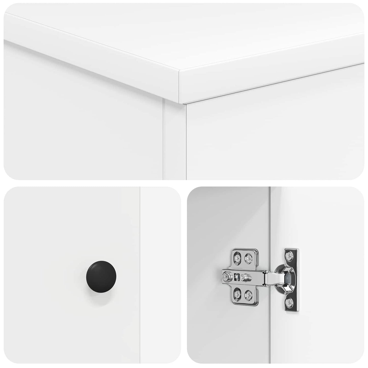 Bathroom Vanity with Sink White 54 x 35 x 83 cm Engineered Wood