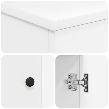 Bathroom Vanity with Sink White 54 x 35 x 83 cm Engineered Wood