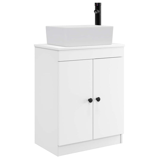 Bathroom Vanity with Sink White 54 x 35 x 83 cm Engineered Wood