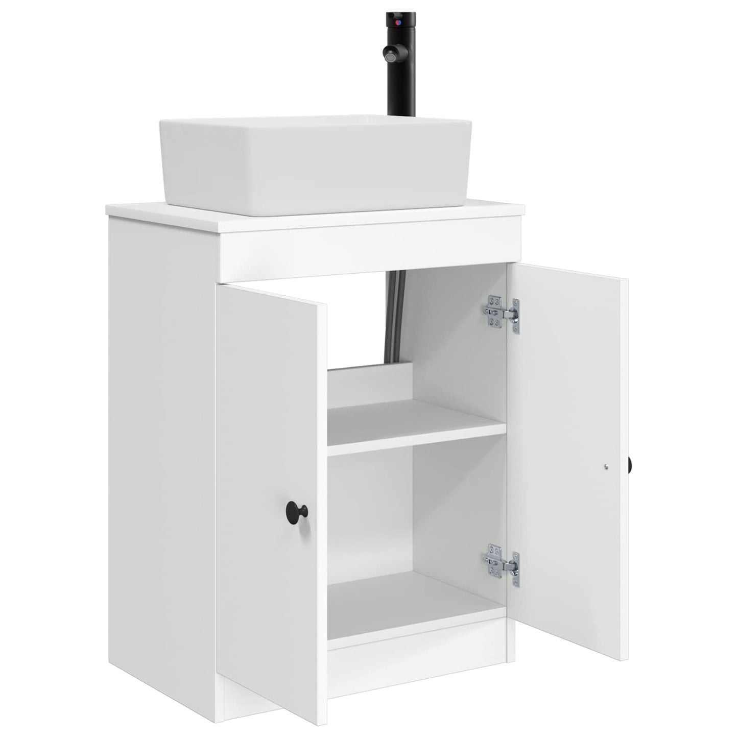 Bathroom Vanity with Sink White 54 x 35 x 83 cm Engineered Wood