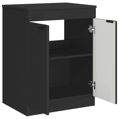 Bathroom Cabinet Black 54 x 41 x 70 cm Engineered Wood