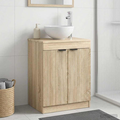 Bathroom Cabinet Sonoma Oak 54 x 41 x 70 cm Engineered Wood