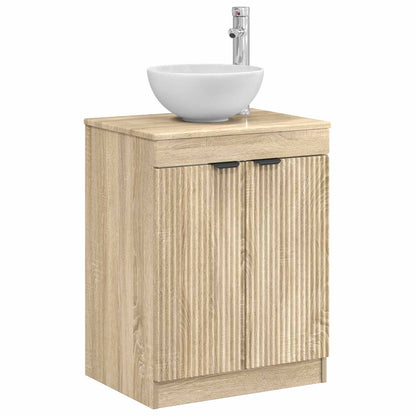 Bathroom Cabinet Sonoma Oak 54 x 41 x 70 cm Engineered Wood