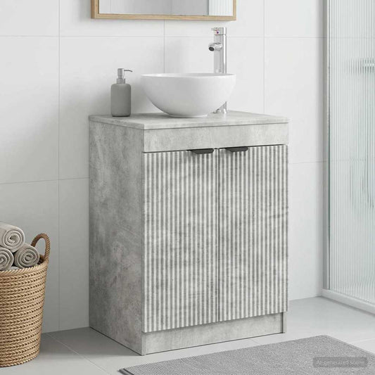 Bathroom Cabinet Concrete Grey 54 x 41 x 70 cm Engineered Wood