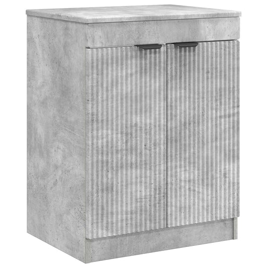 Bathroom Cabinet Concrete Grey 54 x 41 x 70 cm Engineered Wood