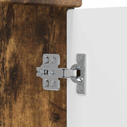 Bathroom Cabinet Smoked Oak 54 x 41 x 70 cm Engineered Wood
