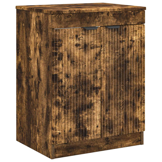 Bathroom Cabinet Smoked Oak 54 x 41 x 70 cm Engineered Wood