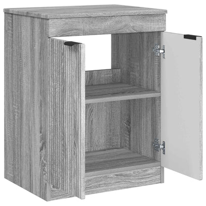 Bathroom Cabinet Grey Sonoma 54 x 41 x 70 cm Engineered Wood