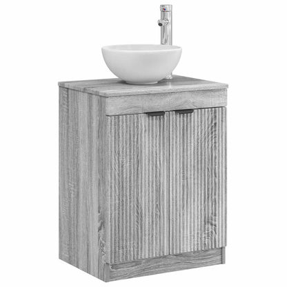 Bathroom Cabinet Grey Sonoma 54 x 41 x 70 cm Engineered Wood