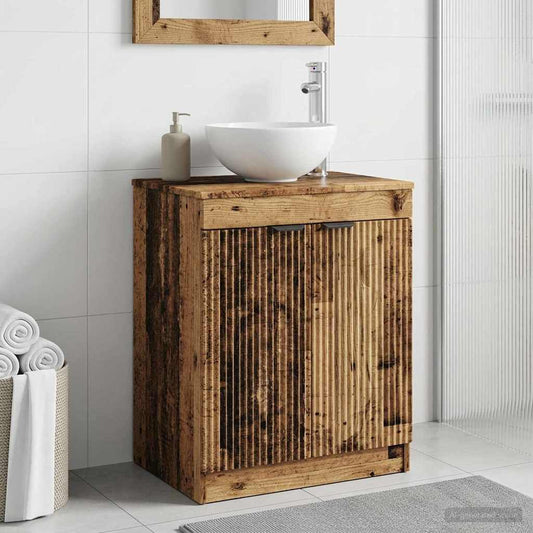 Bathroom Cabinet Old Wood 54 x 41 x 70 cm Engineered Wood