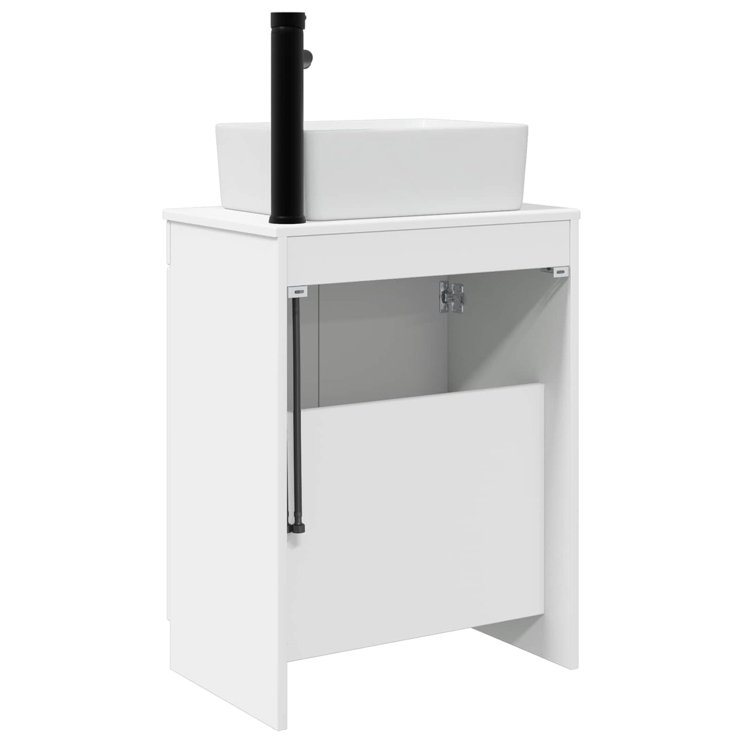 Bathroom Vanity with Sink High Gloss White 54 x 35 x 83 cm
