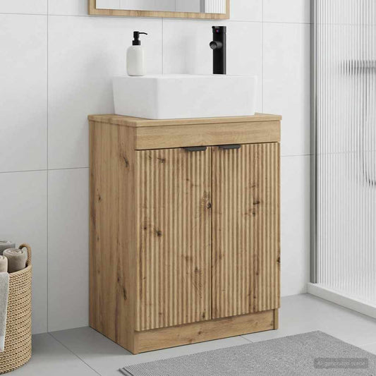 Bathroom Vanity with Sink Artisan Oak 54 x 35 x 83 cm