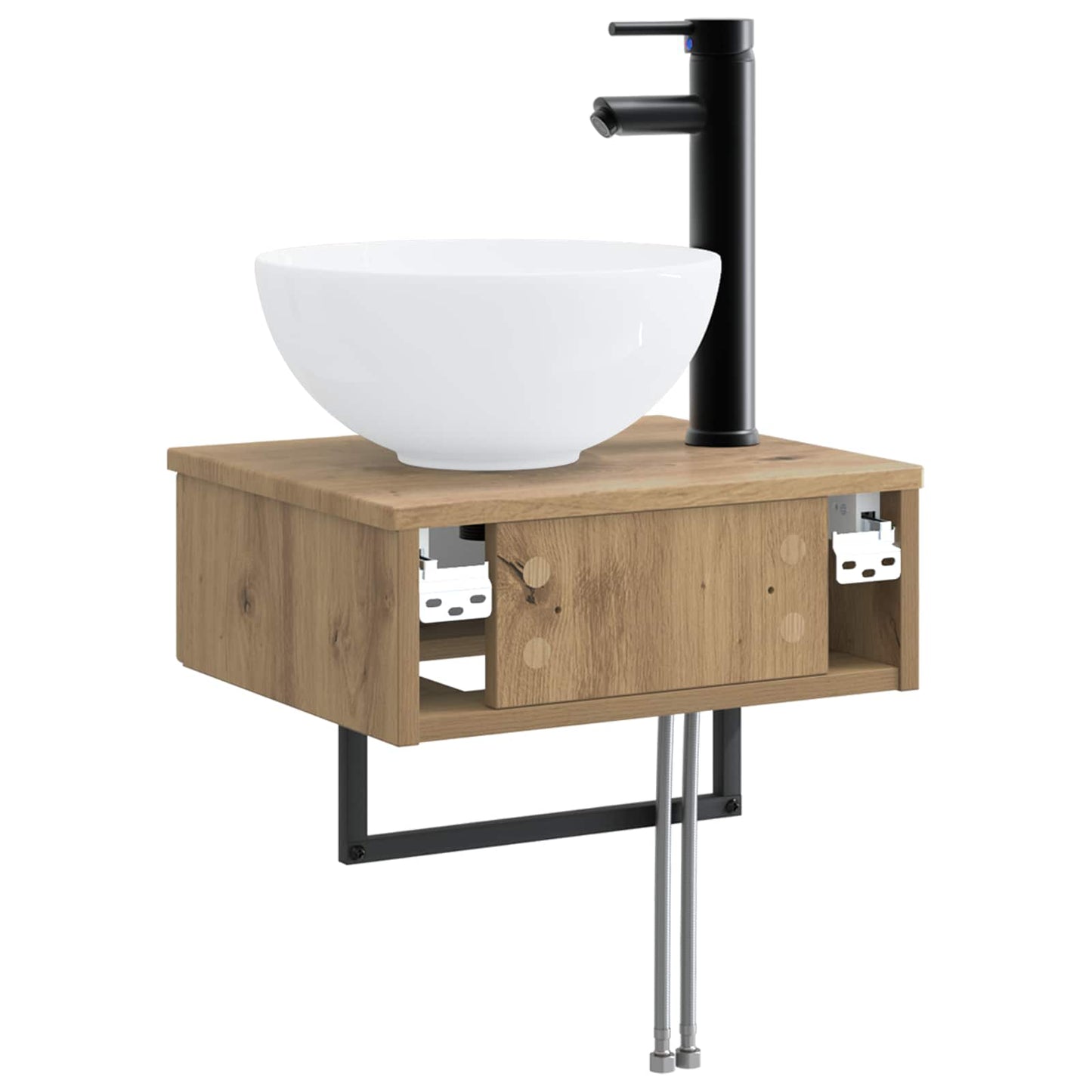 Wall-Mounted Wash Basin Artisan Oak 40 x 35 x 39 cm