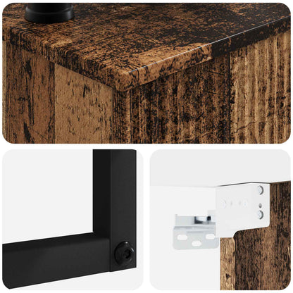 Wall-Mounted Wash Basin Old Wood 40 x 41 x 40.5 cm