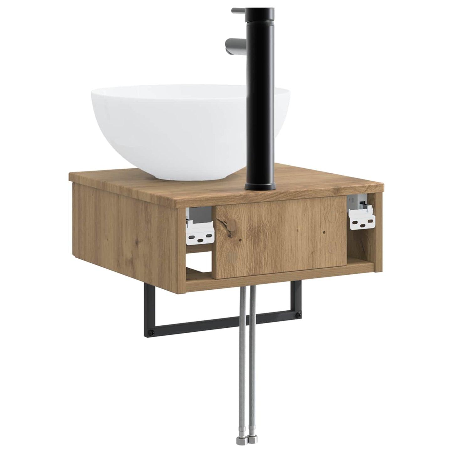 Wall-Mounted Wash Basin Artisan Oak 40 x 41 x 40.5 cm