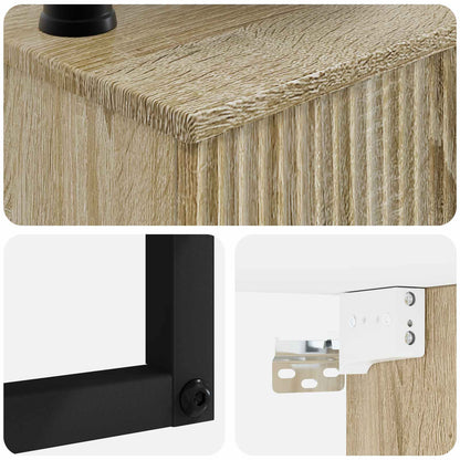 Wall-Mounted Wash Basin Sonoma Oak 50 x 41 x 39 cm