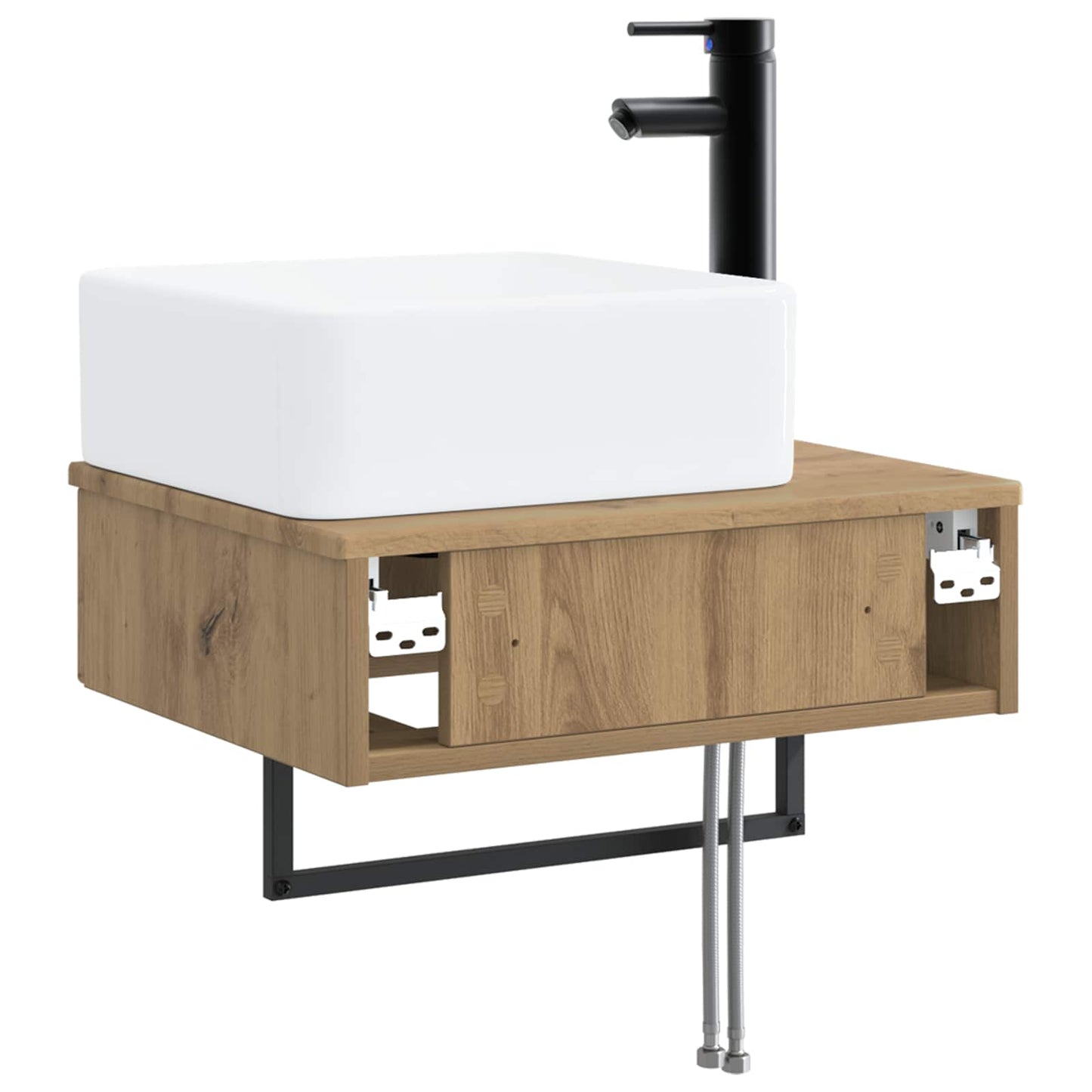 Wall-Mounted Wash Basin Artisan Oak 50 x 41 x 39 cm