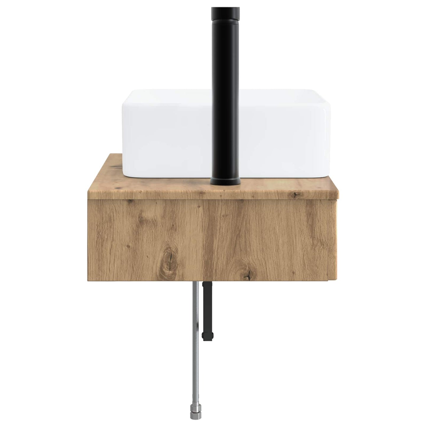 Wall-Mounted Wash Basin Artisan Oak 50 x 41 x 39 cm