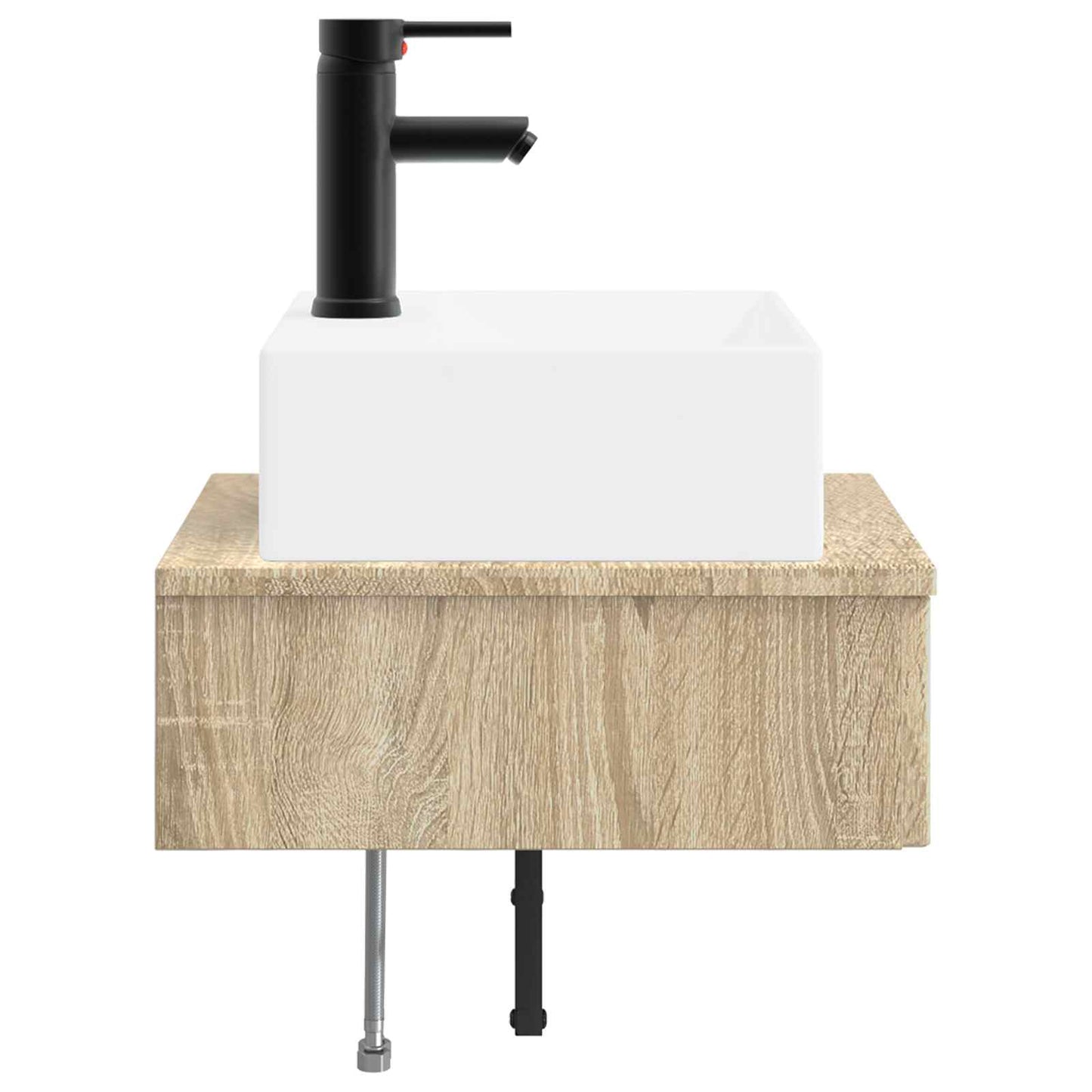 Wall-Mounted Wash Basin Sonoma Oak 40 x 41 x 39 cm