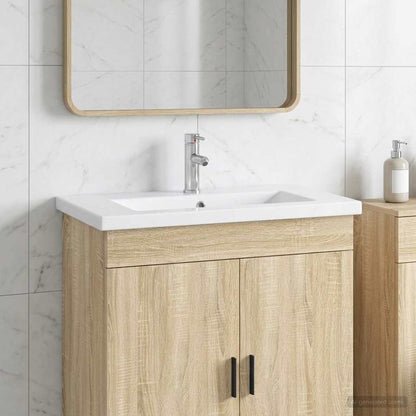 Bathroom Wash Basin Chrome 81 x 40 x 17.5 cm Metal