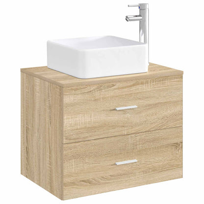 Bathroom Wash Basin Chrome 36.5 x 36.5 x 13 cm Metal