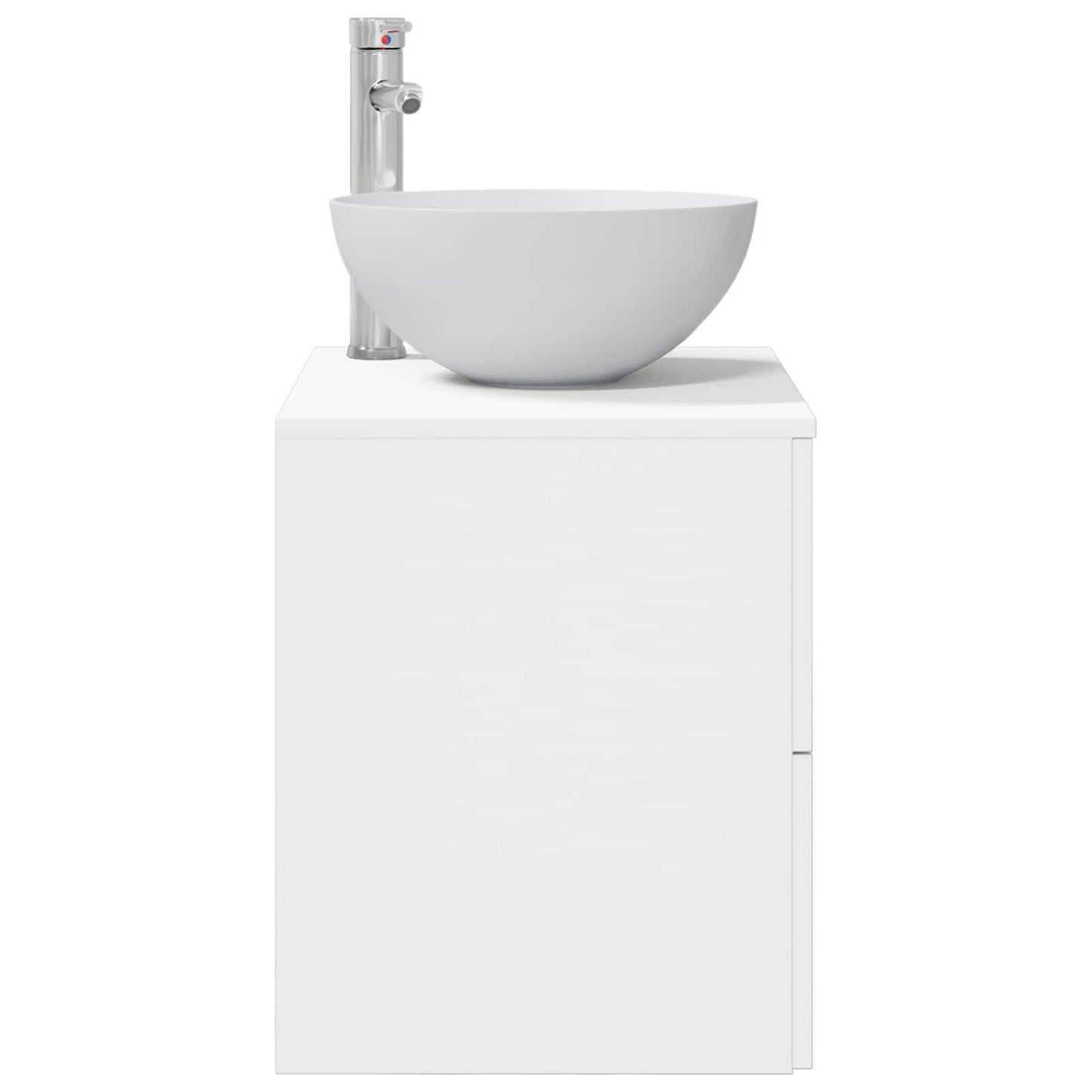 Wall-Mounted Sink Vanity White 49.5 x 41 x 64.5 cm