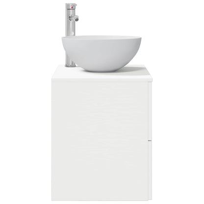 Wall-Mounted Sink Vanity White 49.5 x 41 x 64.5 cm
