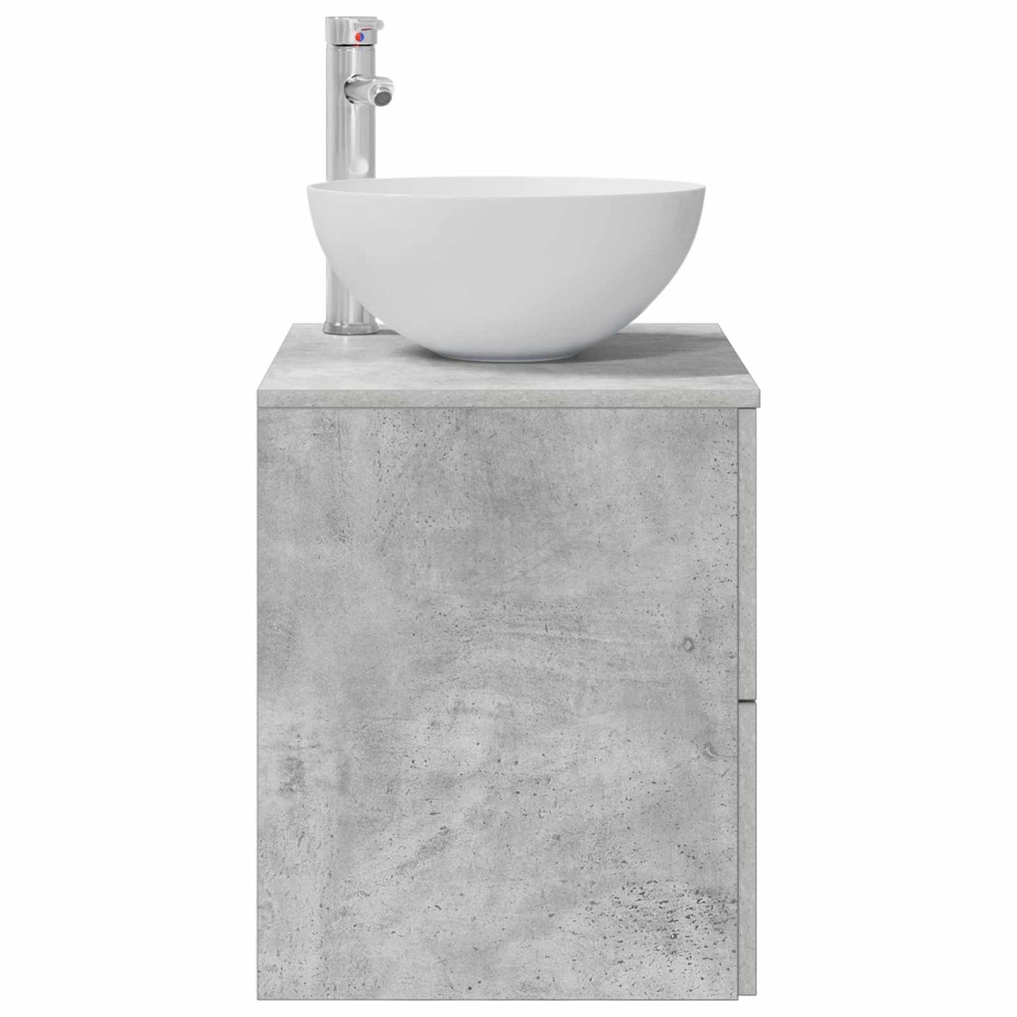 Wall-Mounted Sink Vanity Concrete Grey 49.5 x 41 x 64.5 cm