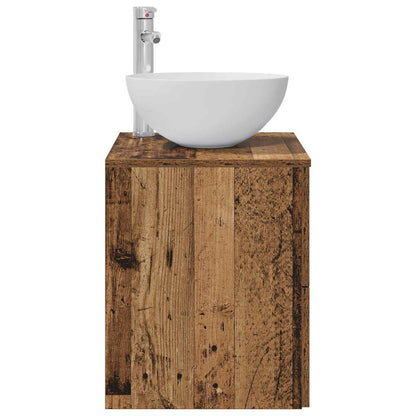Wall-Mounted Sink Vanity Old Wood 49.5 x 41 x 64.5 cm