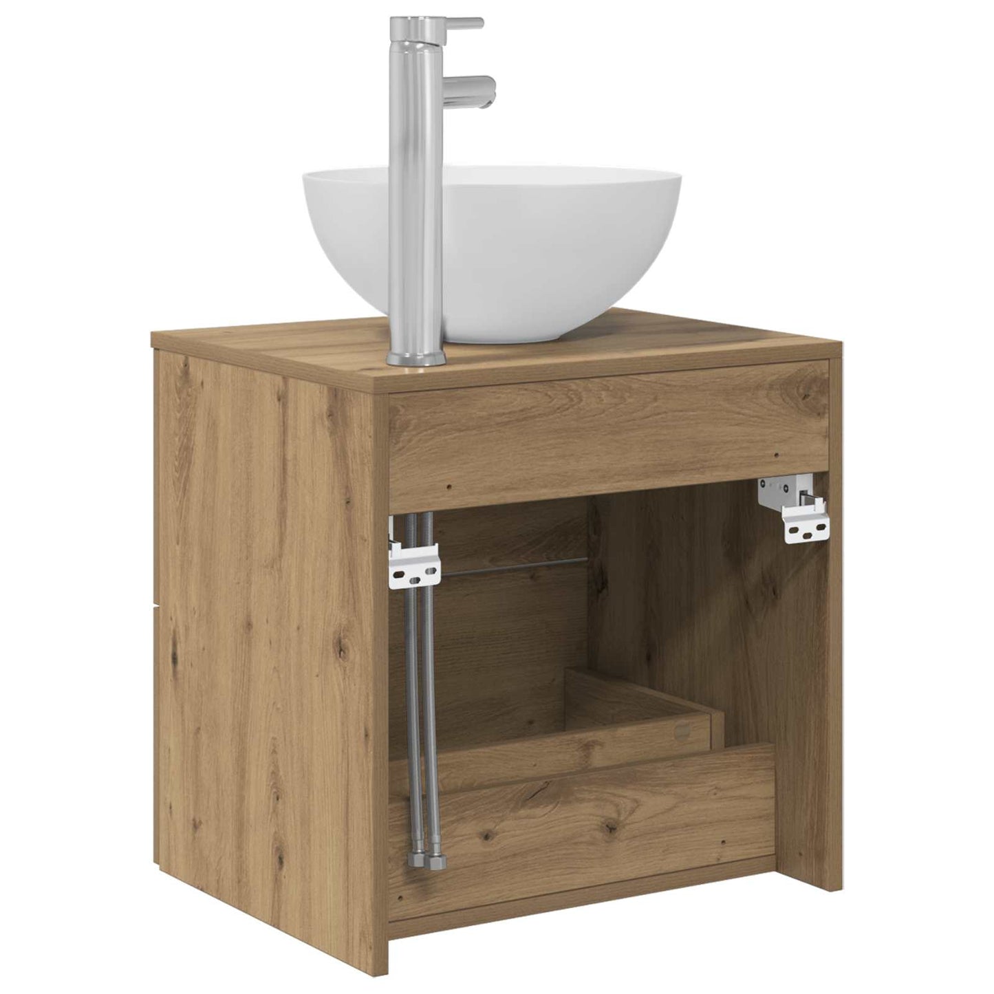 Wall-Mounted Sink Vanity Artisan Oak 49.5 x 41 x 64.5 cm