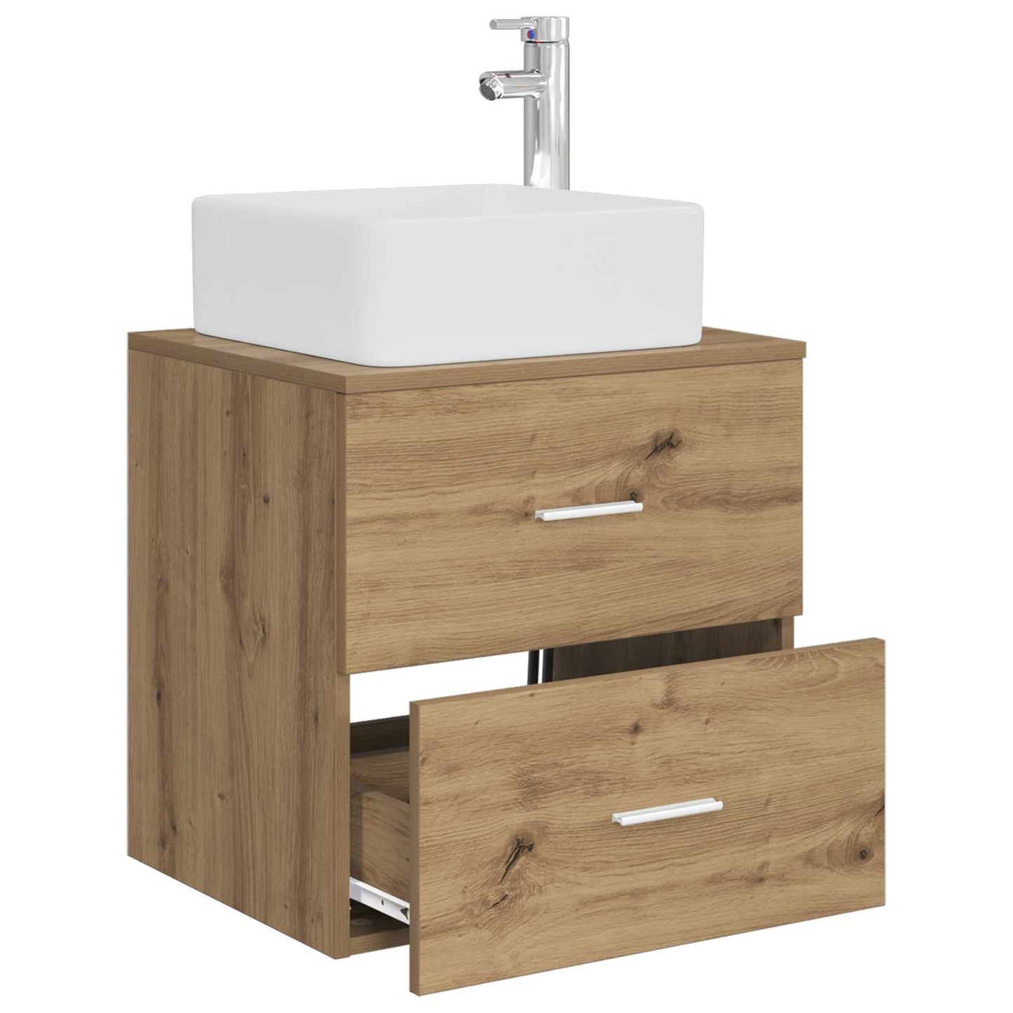 Wall-Mounted Sink Vanity Artisan Oak 49.5 x 41 x 63 cm