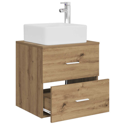 Wall-Mounted Sink Vanity Artisan Oak 49.5 x 41 x 63 cm