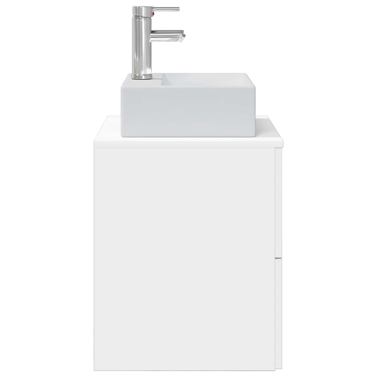 Wall-Mounted Sink Vanity White 49.5 x 41 x 62.5 cm