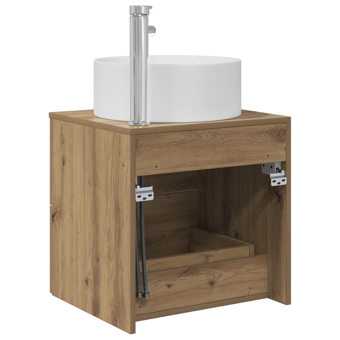 Wall-Mounted Sink Vanity Artisan Oak 49.5 x 44.5 x 65.5 cm