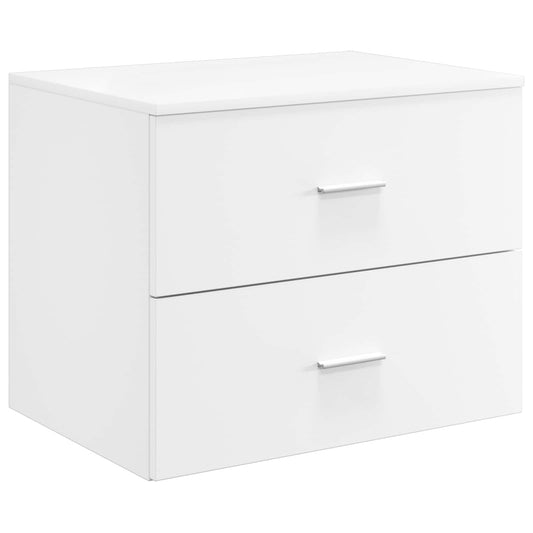 Wall-Mounted Bathroom Cabinet White 62.5 x 44.5 x 50 cm