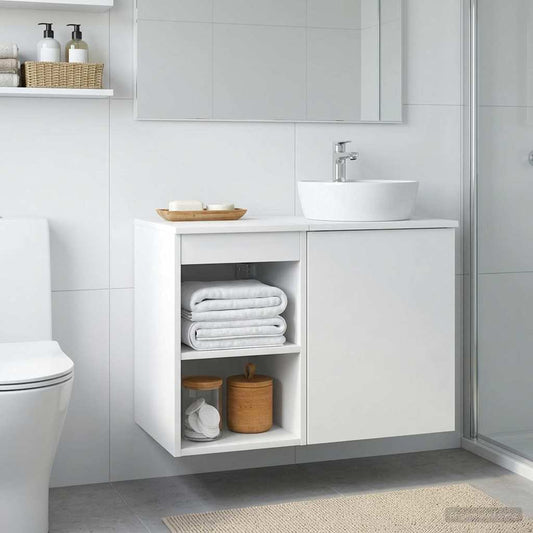Bathroom Cabinet In-between White 30 x 35 x 50 cm