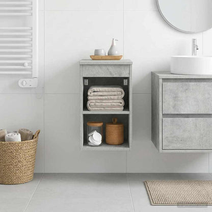 Bathroom Cabinet In-between Concrete Grey 30 x 35 x 50 cm