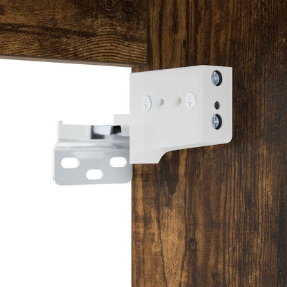 Bathroom Cabinet In-between Smoked Oak 30 x 35 x 50 cm