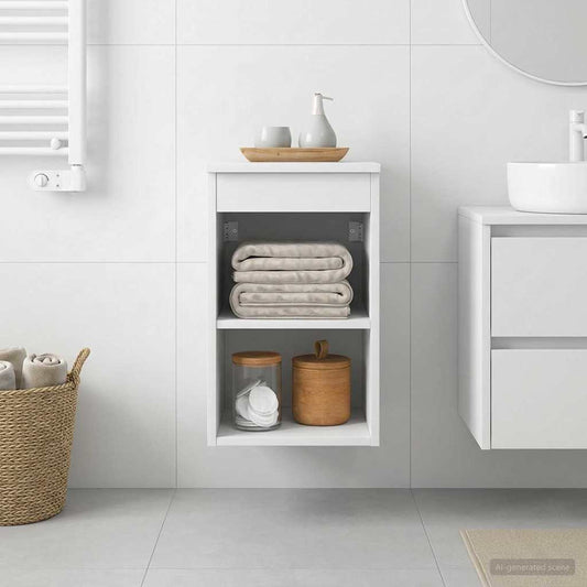 Bathroom Cabinet In-between White 30 x 41 x 50 cm