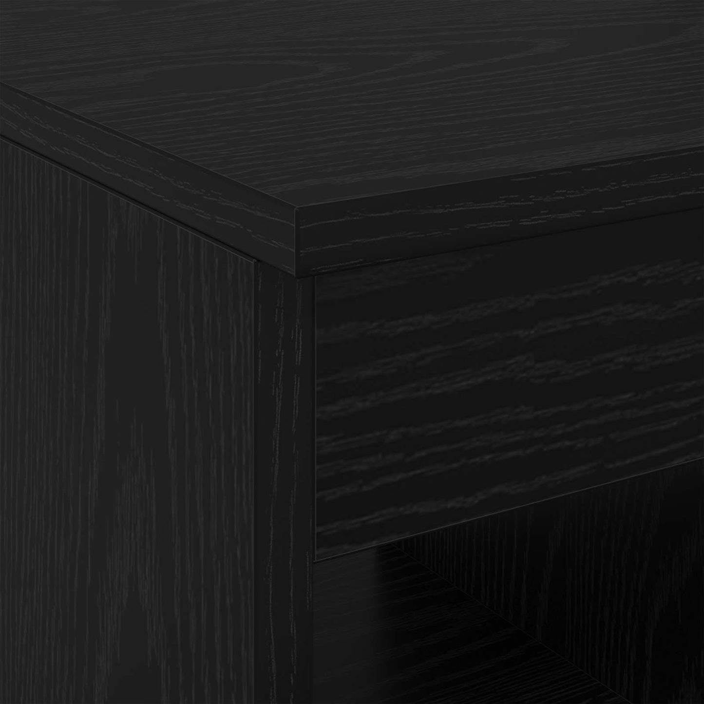 Bathroom Cabinet In-between Black Oak 30 x 41 x 50 cm