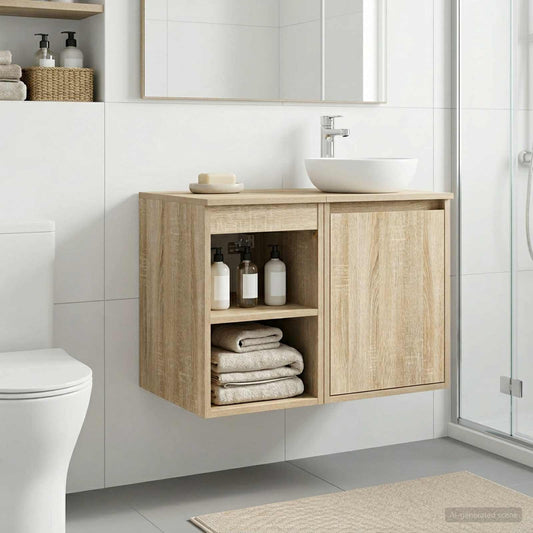 Bathroom Cabinet In-between Sonoma Oak 30 x 41 x 50 cm