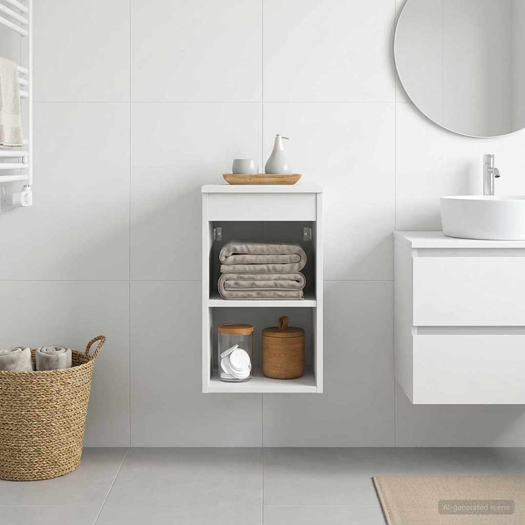 Bathroom Cabinet In-between White 30 x 44.5 x 50 cm
