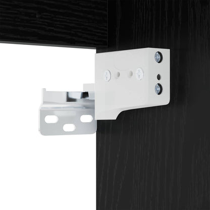 Bathroom Cabinet In-between Black Oak 30 x 44.5 x 50 cm