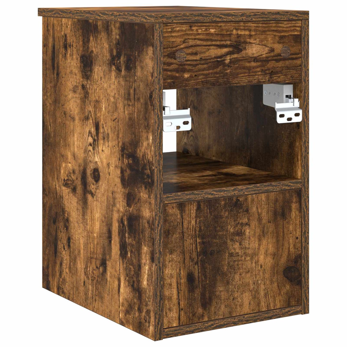 Bathroom Cabinet In-between Smoked Oak 30 x 44.5 x 50 cm