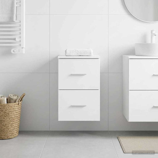 Bathroom Cabinet In-between White 30 x 35 x 50 cm